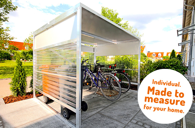 Bikeports - Cost-effective. Made-to-measure for your home